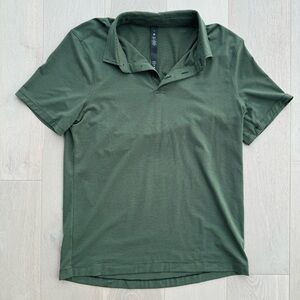 Lululemon Men’s Evolution Polo Green Striped Size M